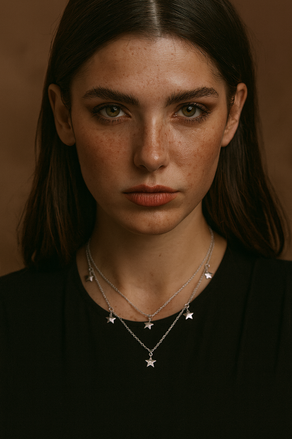 TRIBE 6 star silver necklace