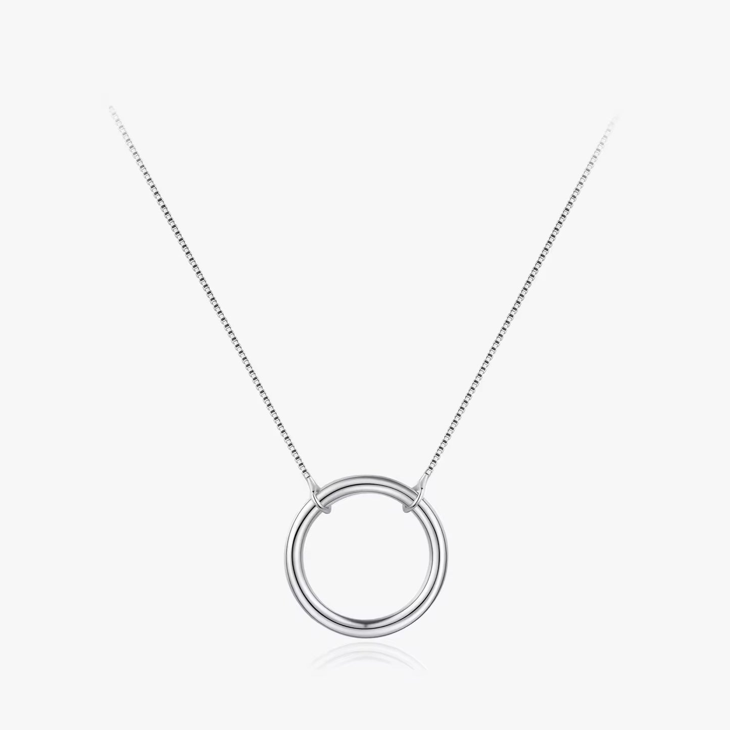 TRIBE silver ring necklace